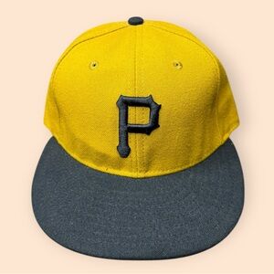 Pittsburgh Pirates 1960s Throwback New Era Fitted Hat Size 6 7/8 MLB
